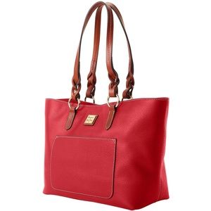 NWOT Dooney & Bourke Red Leather Tammy Tote